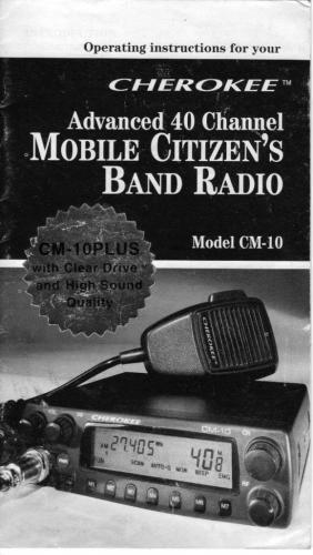 CB radiostanice Cherokee CM-10 / Cherokee CM-10 CB Radio