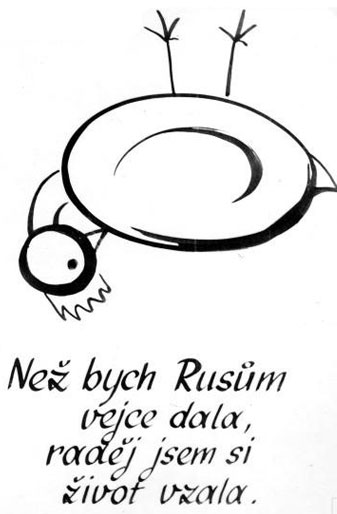 Letáky - srpen 1968